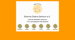Desktop Screenshot of dharmachakra-ev.de